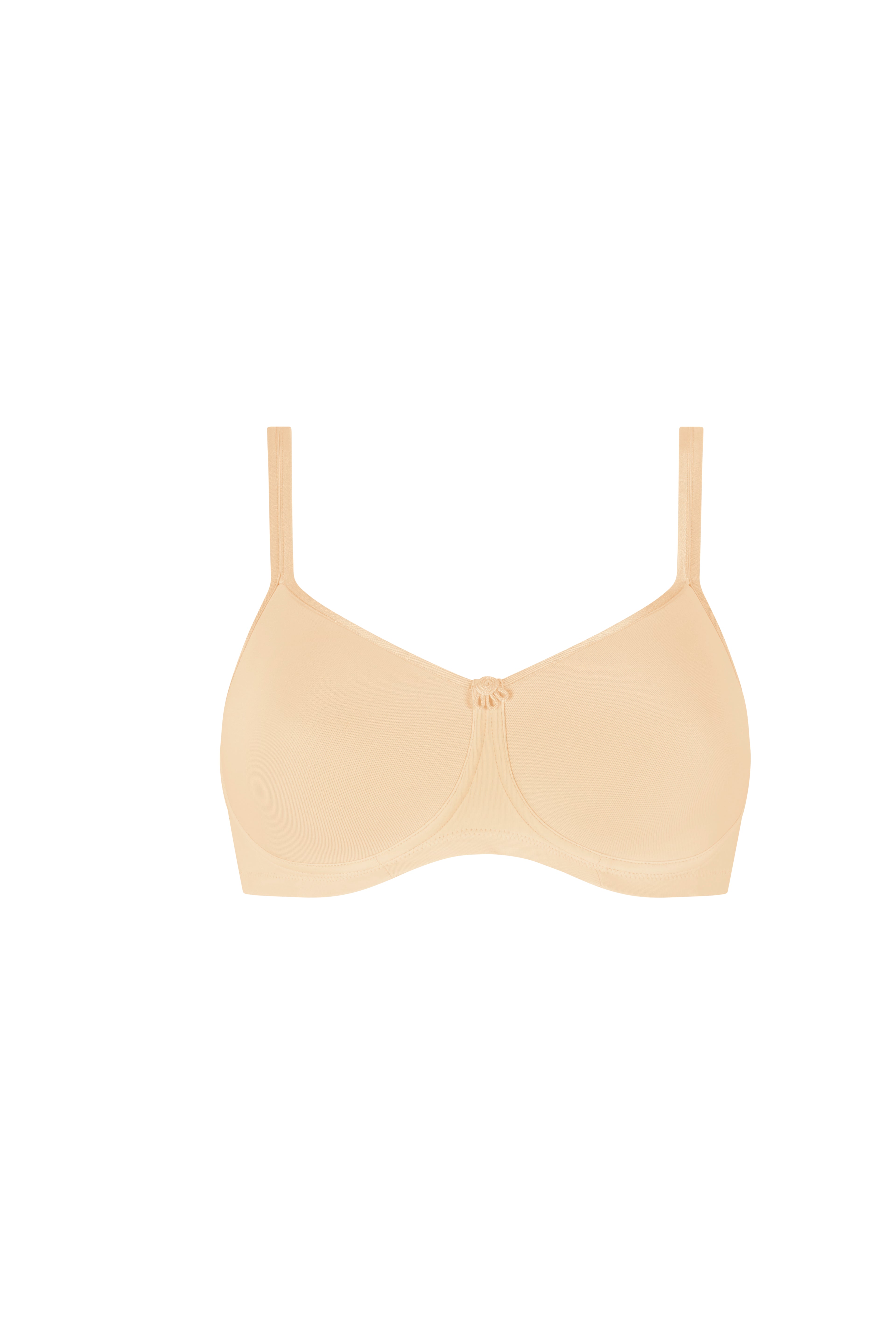 Amoena Mara Wire-Free Padded Pocketed Mastectomy Bra - Light sand