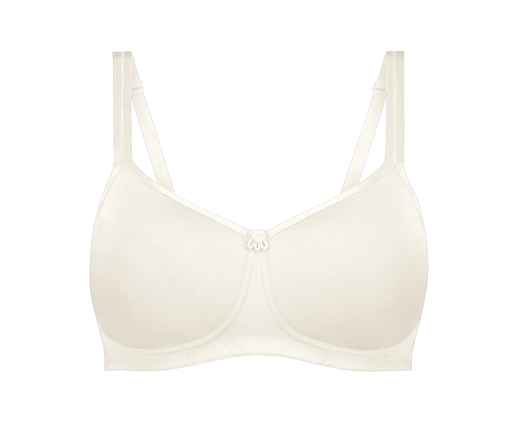 Amoena Mara Wire-Free Padded Pocketed Mastectomy Bra - Off White