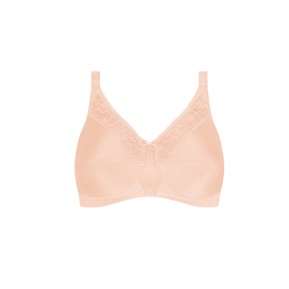 Amoena Nancy Wire-Free Pocketed Mastectomy Bra - Blush