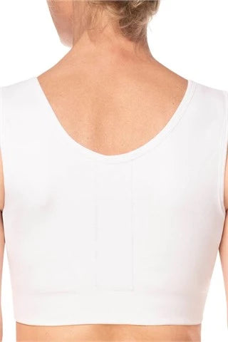 Amoena Sina Post Surgery Mastectomy Compression Bra - White