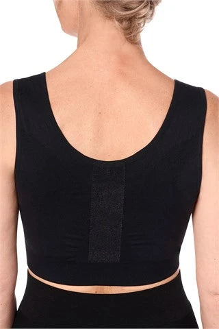 Amoena Sina Post Surgery Mastectomy Compression Bra - Black