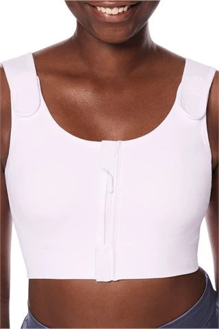 Amoena Pamela Post Surgery Mastectomy Compression Bra - White