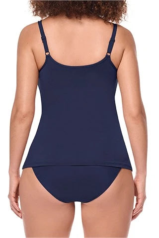 Amoena Valletta Pocketed Mastectomy Top - Dark Blue