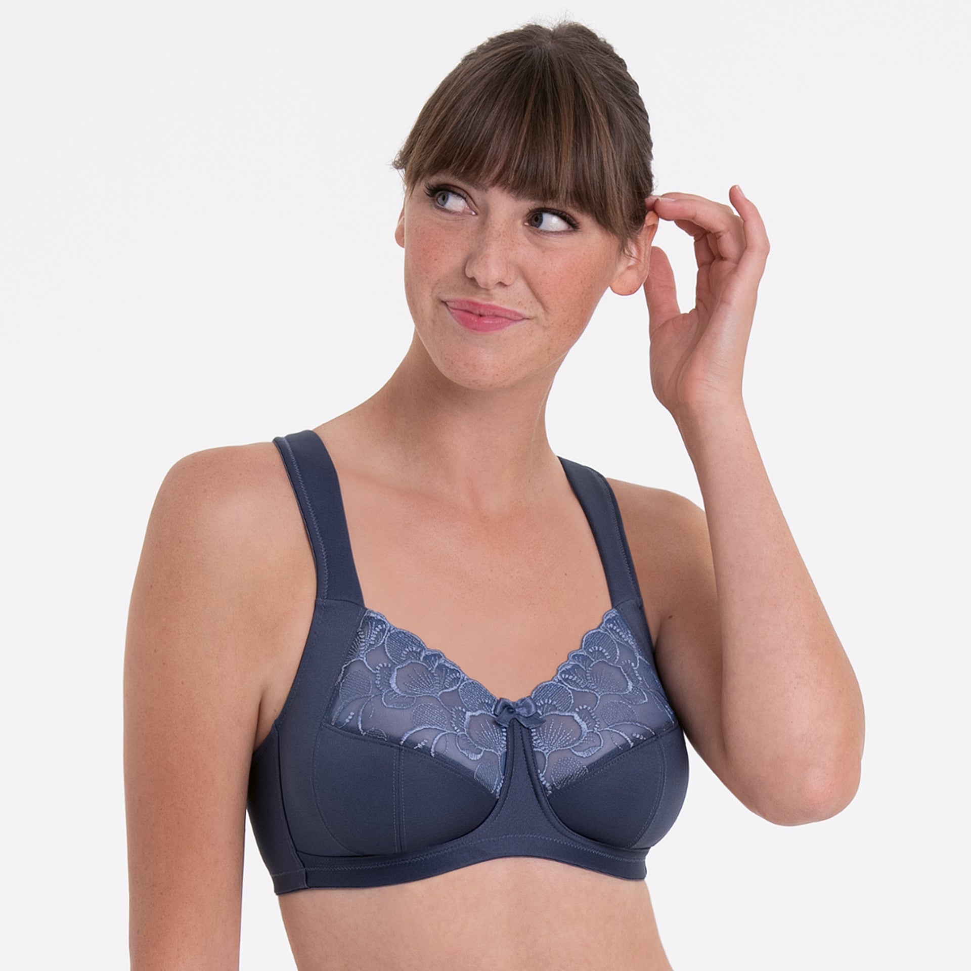 Anita Lucia Wire-Free Pocketed Mastectomy Bra - Moonlight Blue