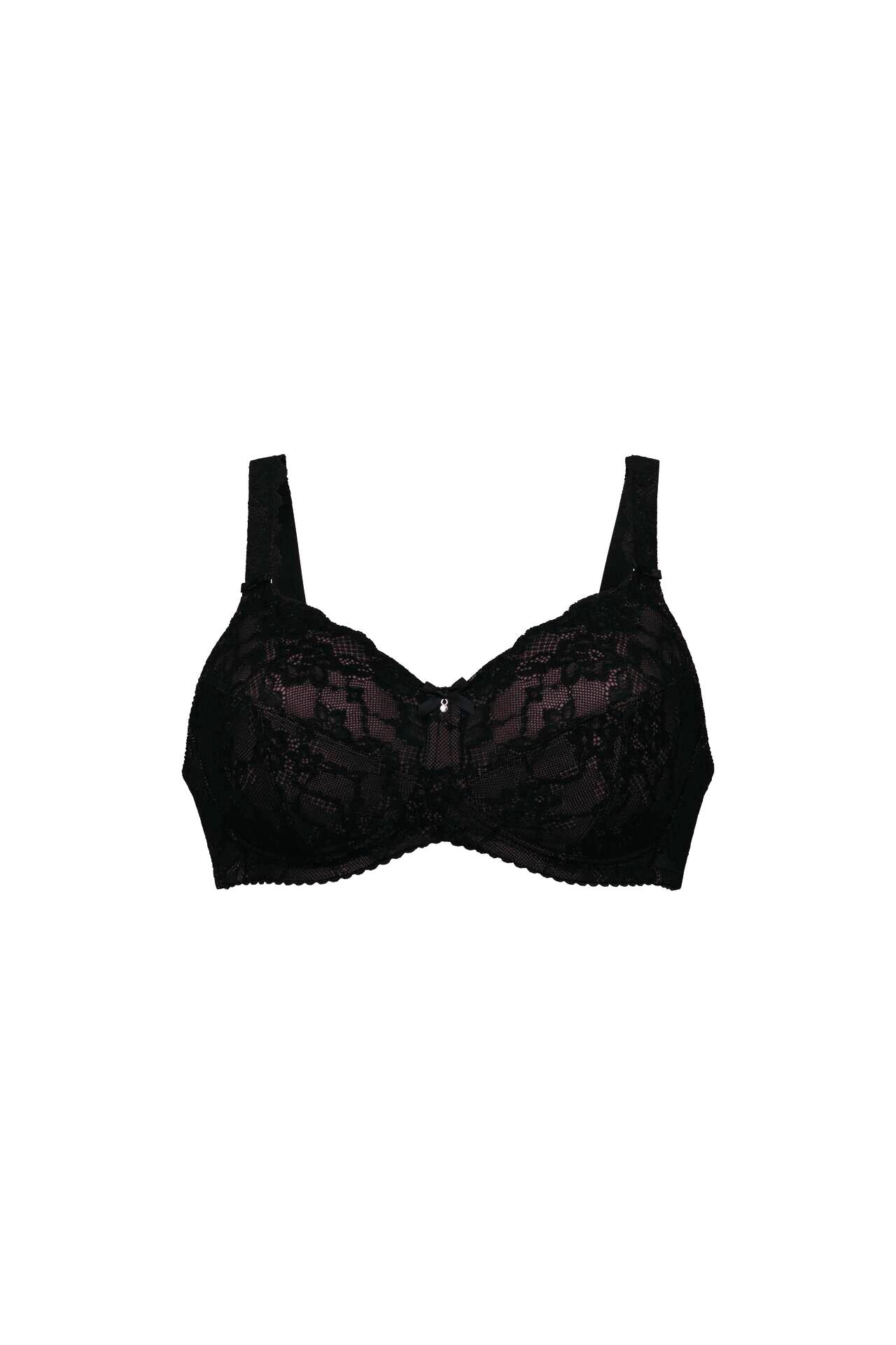 Anita Bobette Wire-Free Pocketed Mastectomy Bra - Black