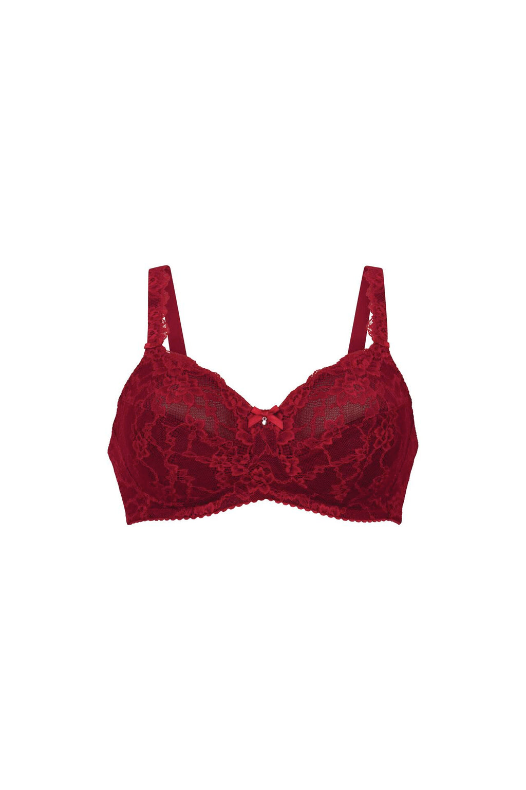 Anita Bobette Wire-Free Pocketed Mastectomy Bra - Red