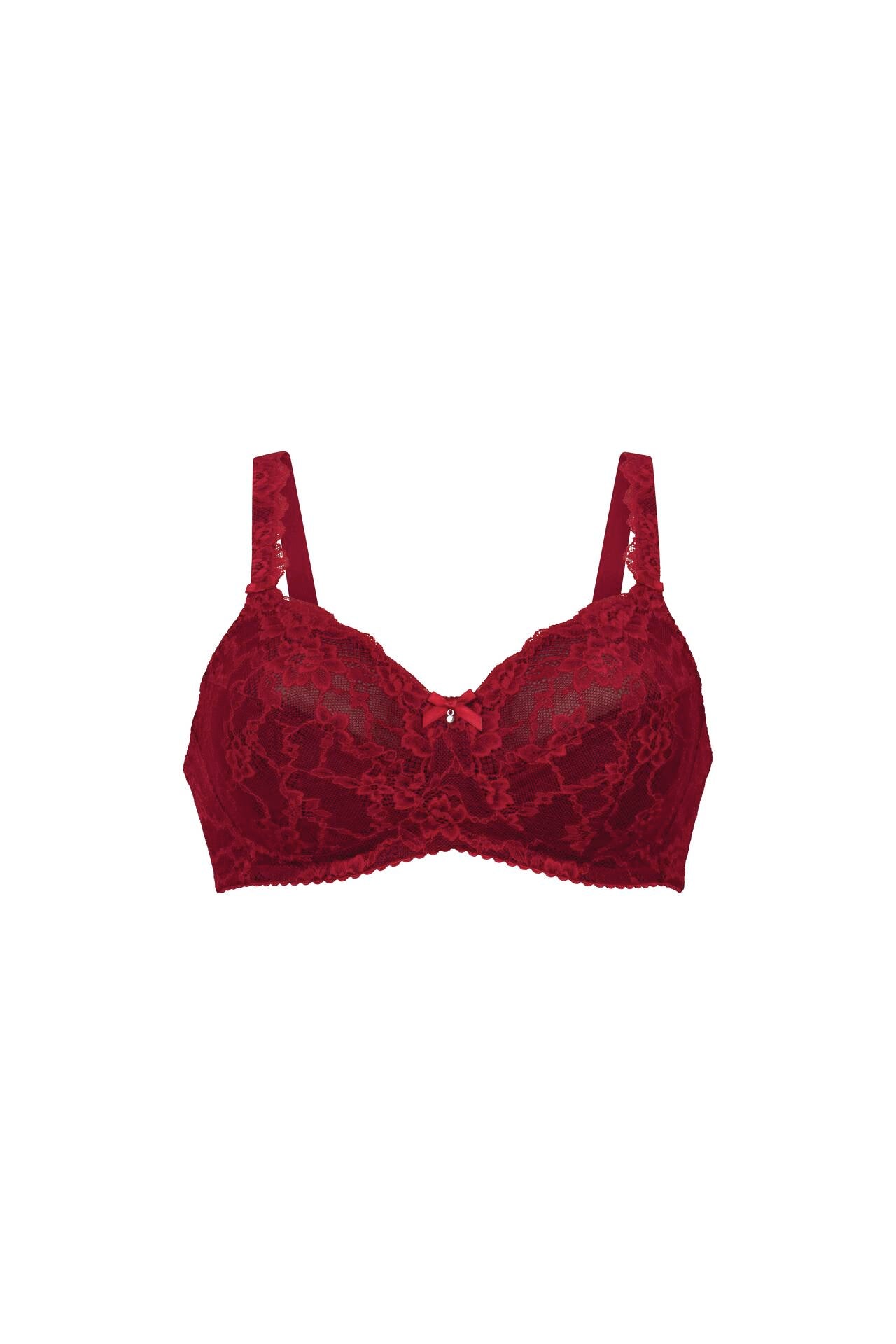 Anita Bobette Wire-Free Pocketed Mastectomy Bra - Red