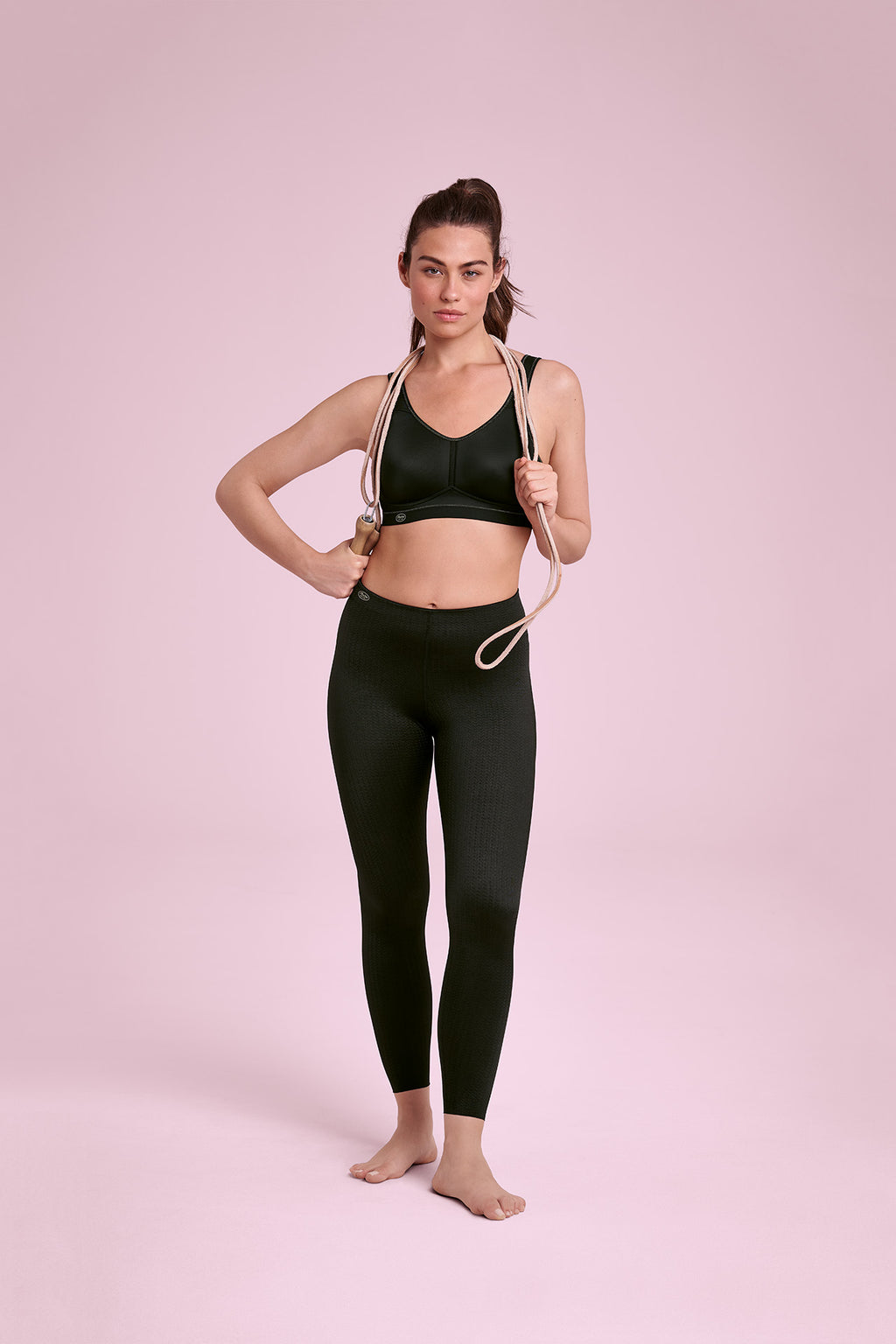 Anita Vivana Active Wireless Pocketed Mastectomy Sports Bra - Sand