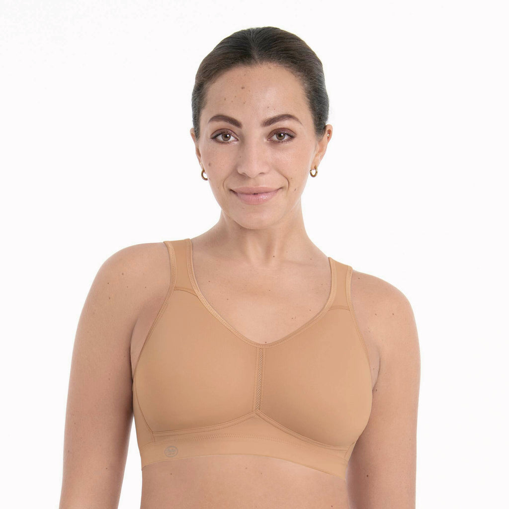 Anita Vivana Active Wireless Pocketed Mastectomy Sports Bra - Sand