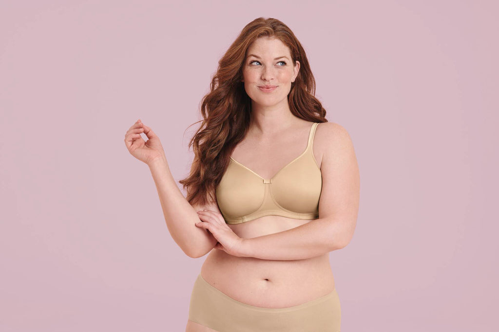 Anita Tonya Wire-Free Padded Pocketed Mastectomy Bra - Sand