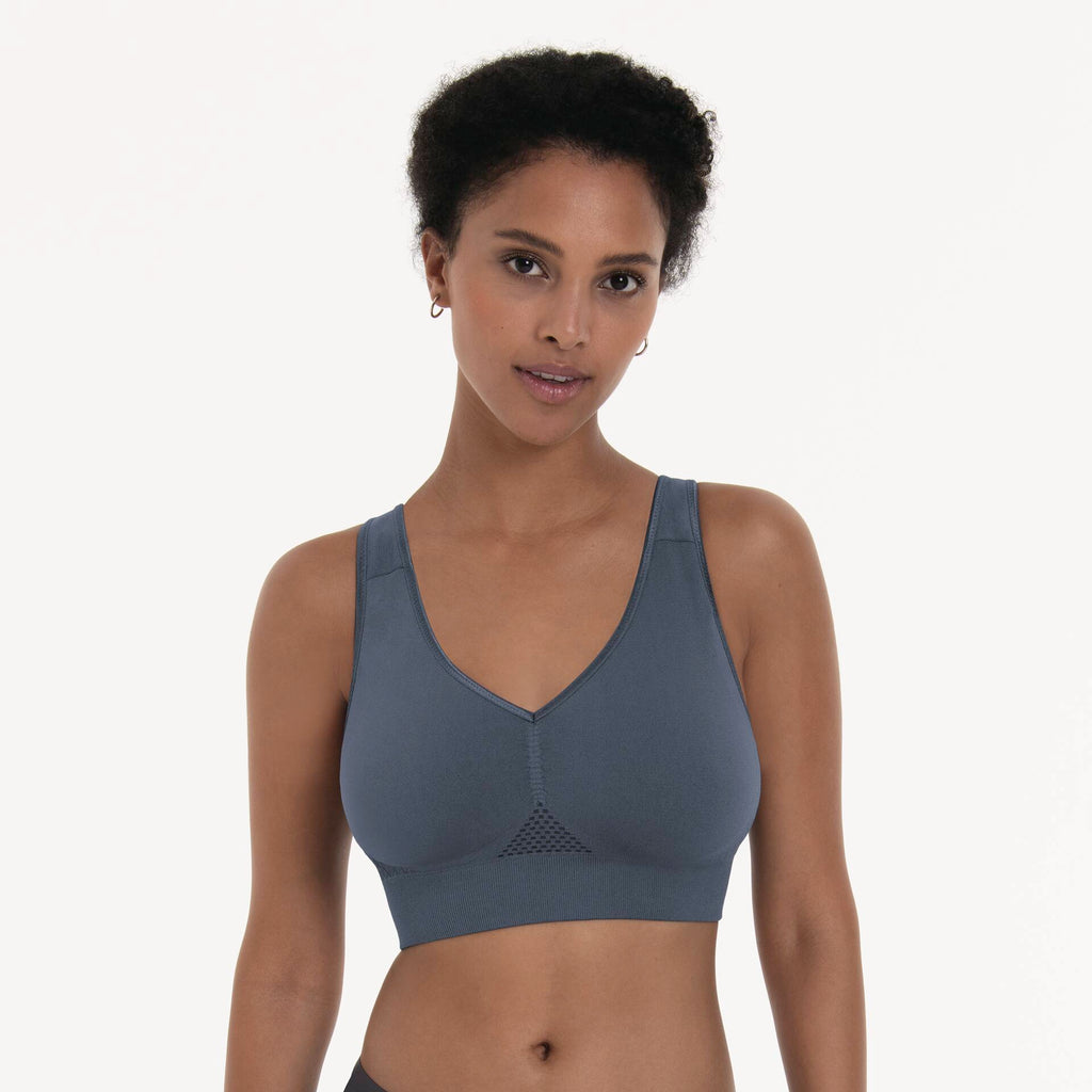 Anita Lotta Mastectomy Pocketed Bra - Sky Grey