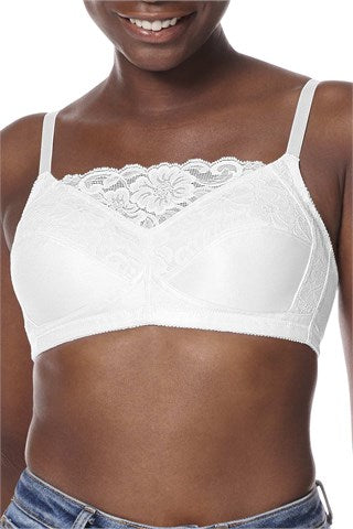 Amoena Isabel Wire-Free Pocketed Mastectomy Bra - White
