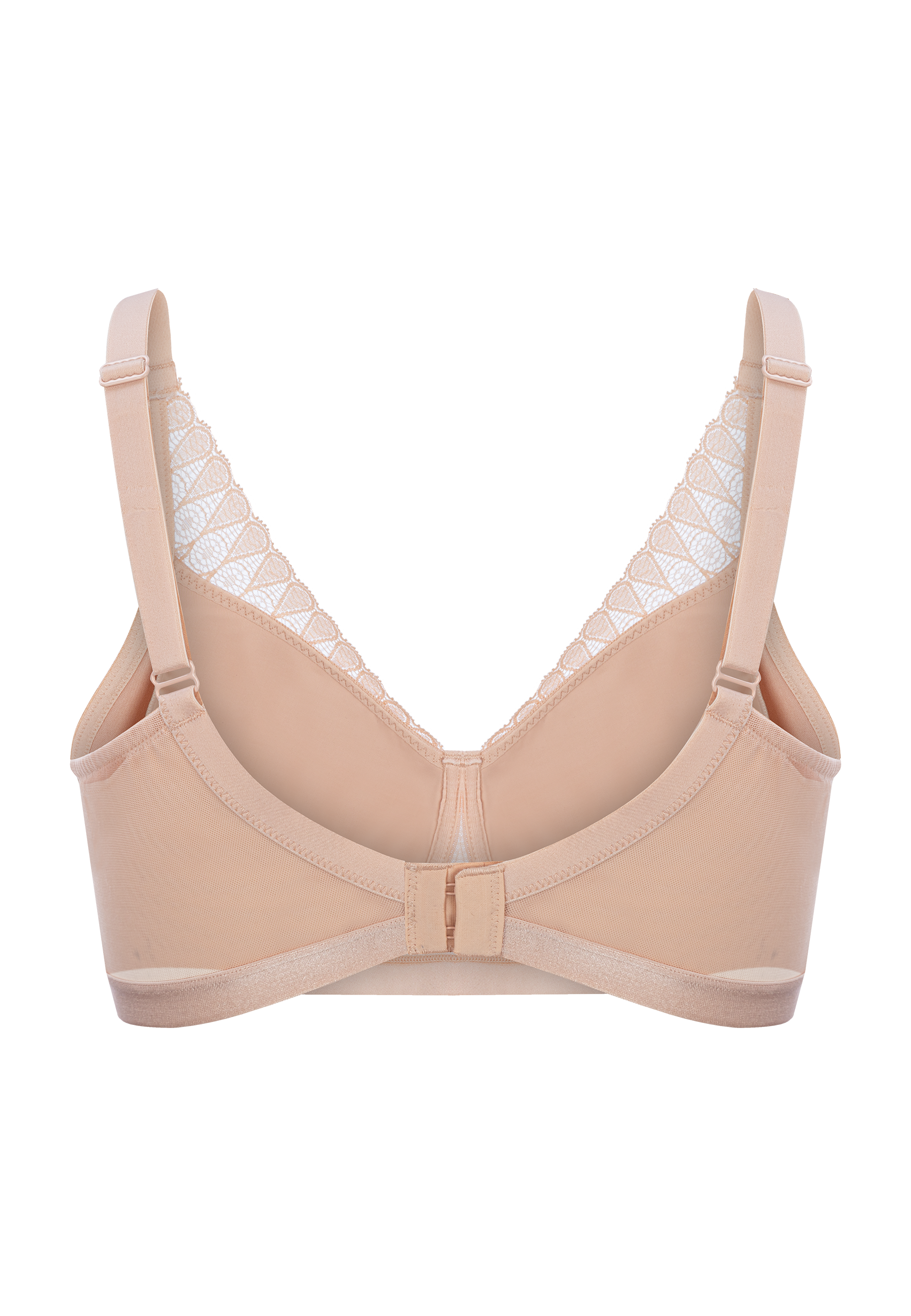 Megami Lambada Wire-Free Padded Pocketed Mastectomy Bra Nude