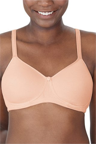 Amoena Mara Wire-Free Padded Pocketed Mastectomy Bra - Blush