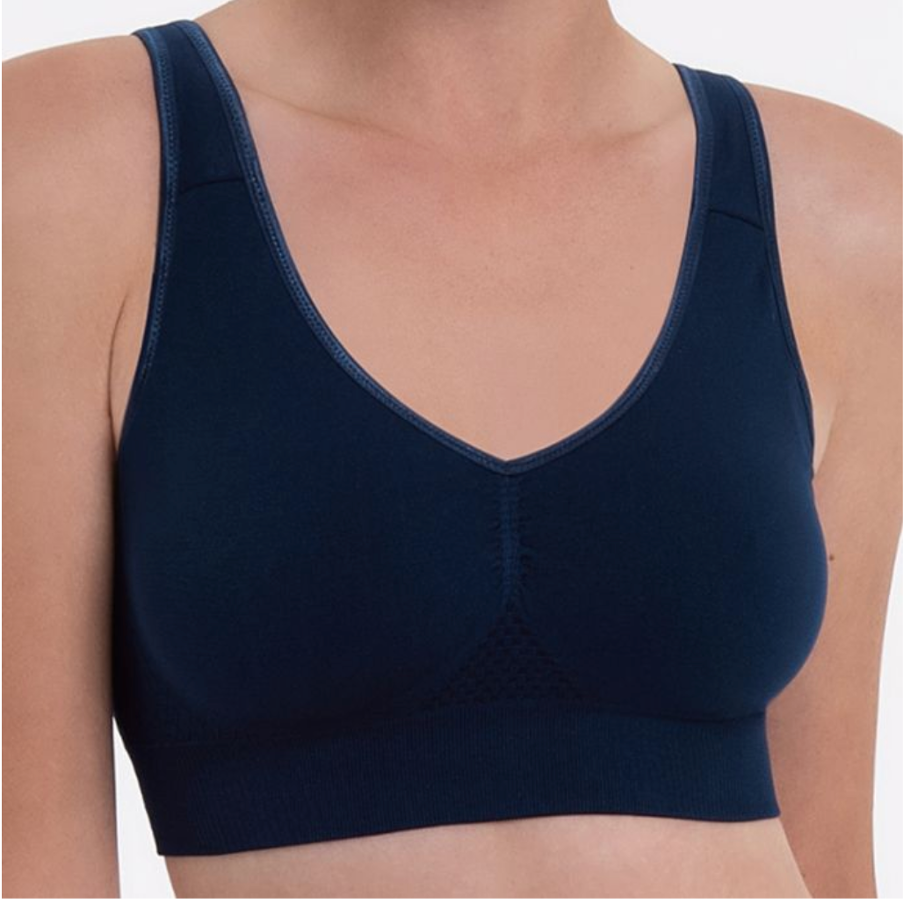 Anita Lotta Mastectomy Pocketed Bra - Maritime Blue