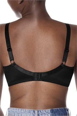 Amoena Nancy Wire-Free Pocketed Mastectomy Bra - Black
