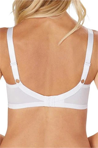 Amoena Nancy Wire-Free Pocketed Mastectomy Bra - White