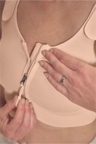 Amoena Pamela Post Surgery Mastectomy Compression Bra - Blush
