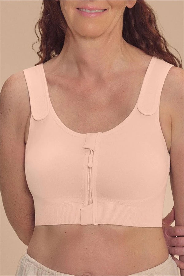 Amoena Pamela Post Surgery Mastectomy Compression Bra - Blush