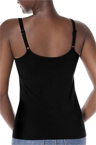 Amoena Valletta Pocketed Mastectomy Top - Black