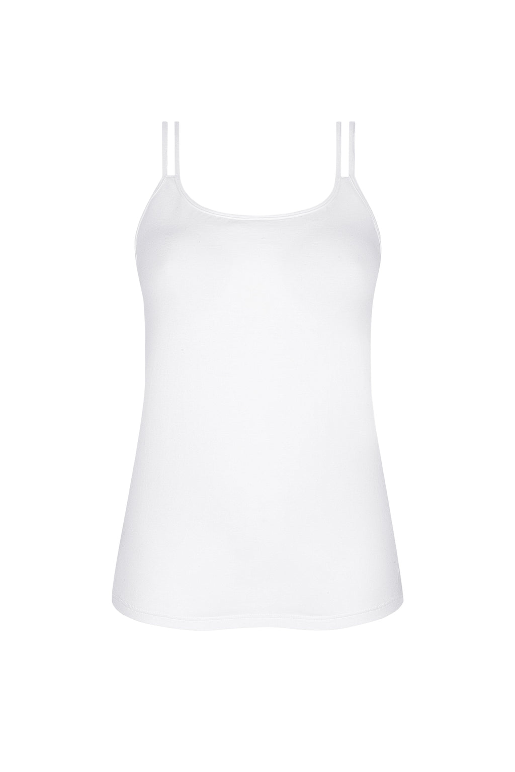 Amoena Valletta Pocketed Mastectomy Top - White