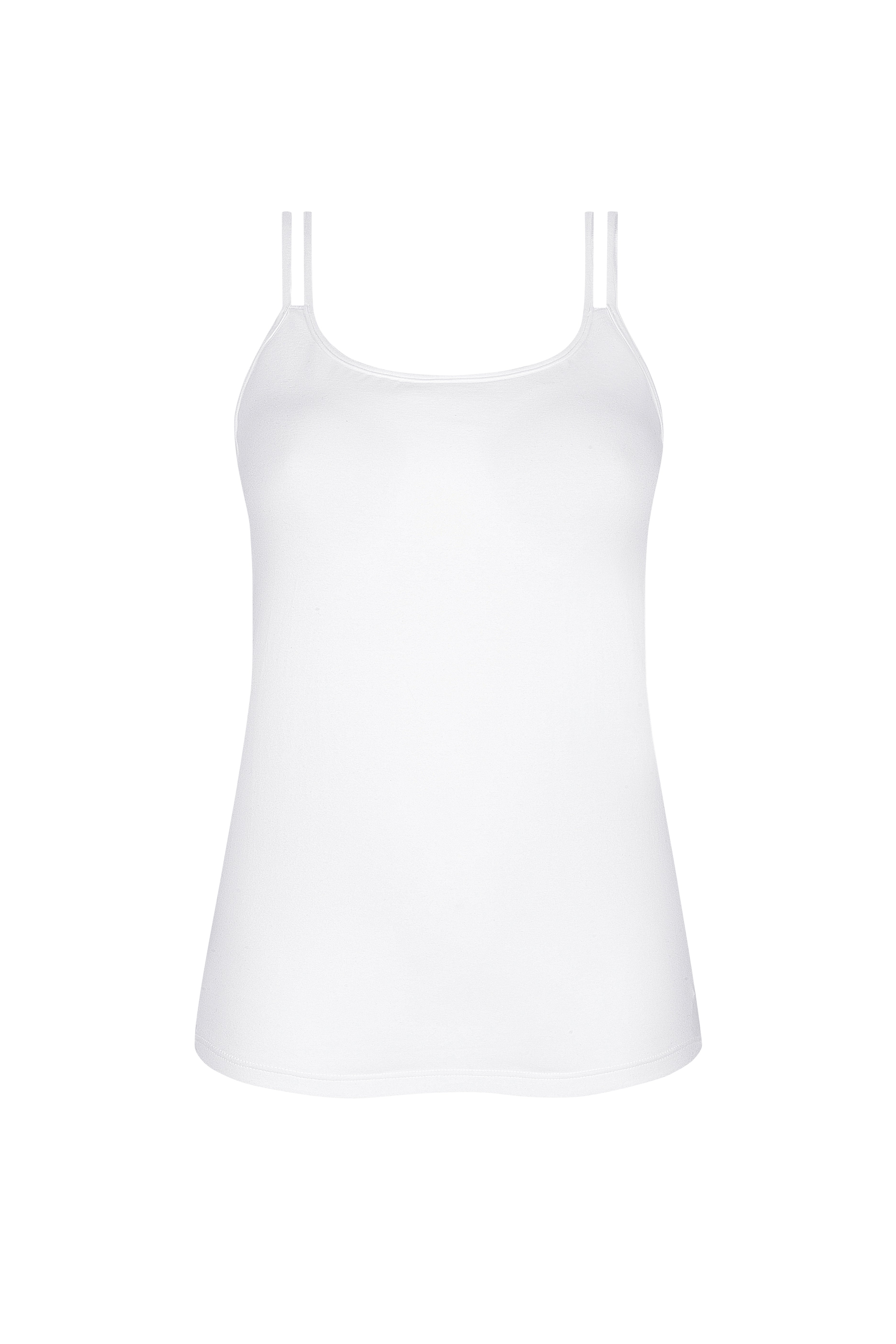 Amoena Valletta Pocketed Mastectomy Top - White