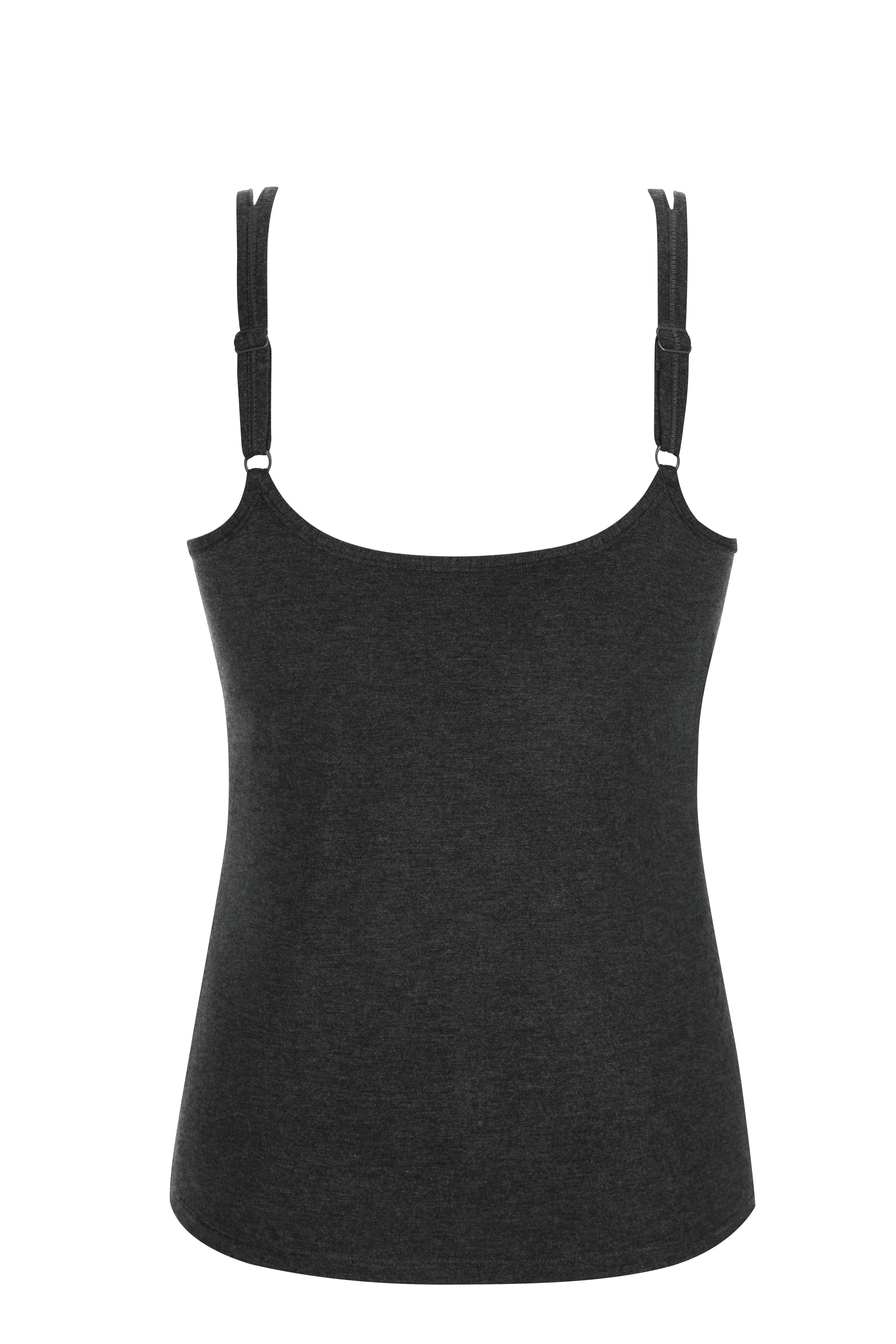 Amoena Valletta Pocketed Mastectomy Top - Black