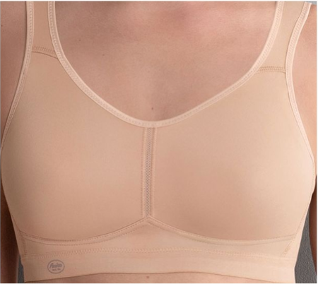 Anita Vivana Active Wireless Pocketed Mastectomy Sports Bra - Sand