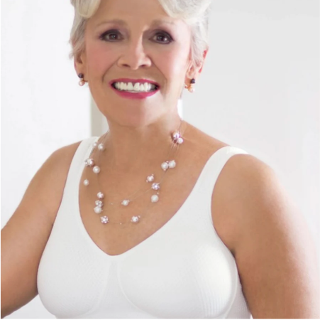 ABC 525 Everyday Comfort Pocketed Mastectomy Bra - White
