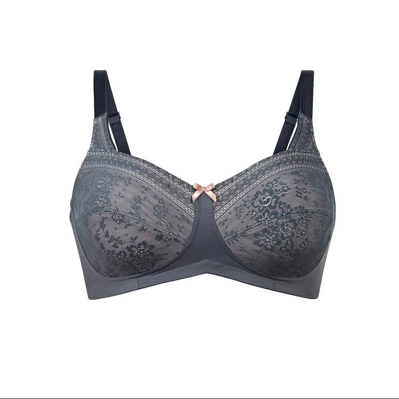 Anita Fleur Wire-Free Pocketed Mastectomy Bra - Antracite