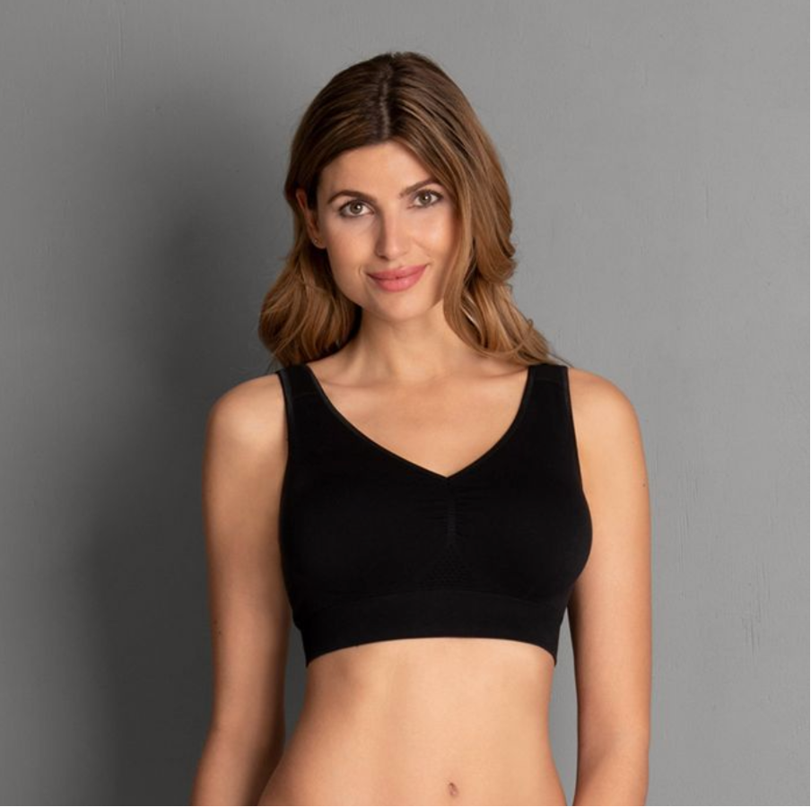 Anita Lotta Mastectomy Pocketed Bra - Black