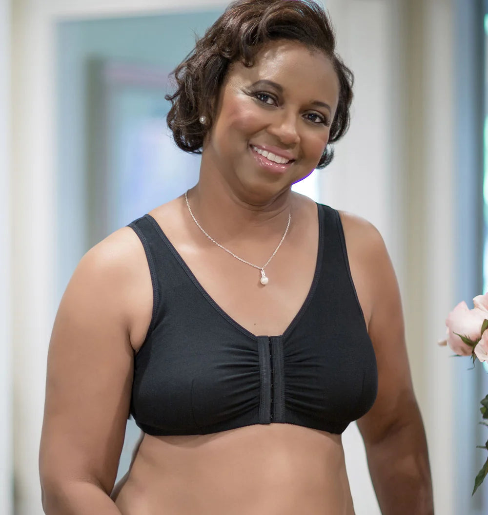ABC 110 Leisure Pocketed Mastectomy Bra - Black