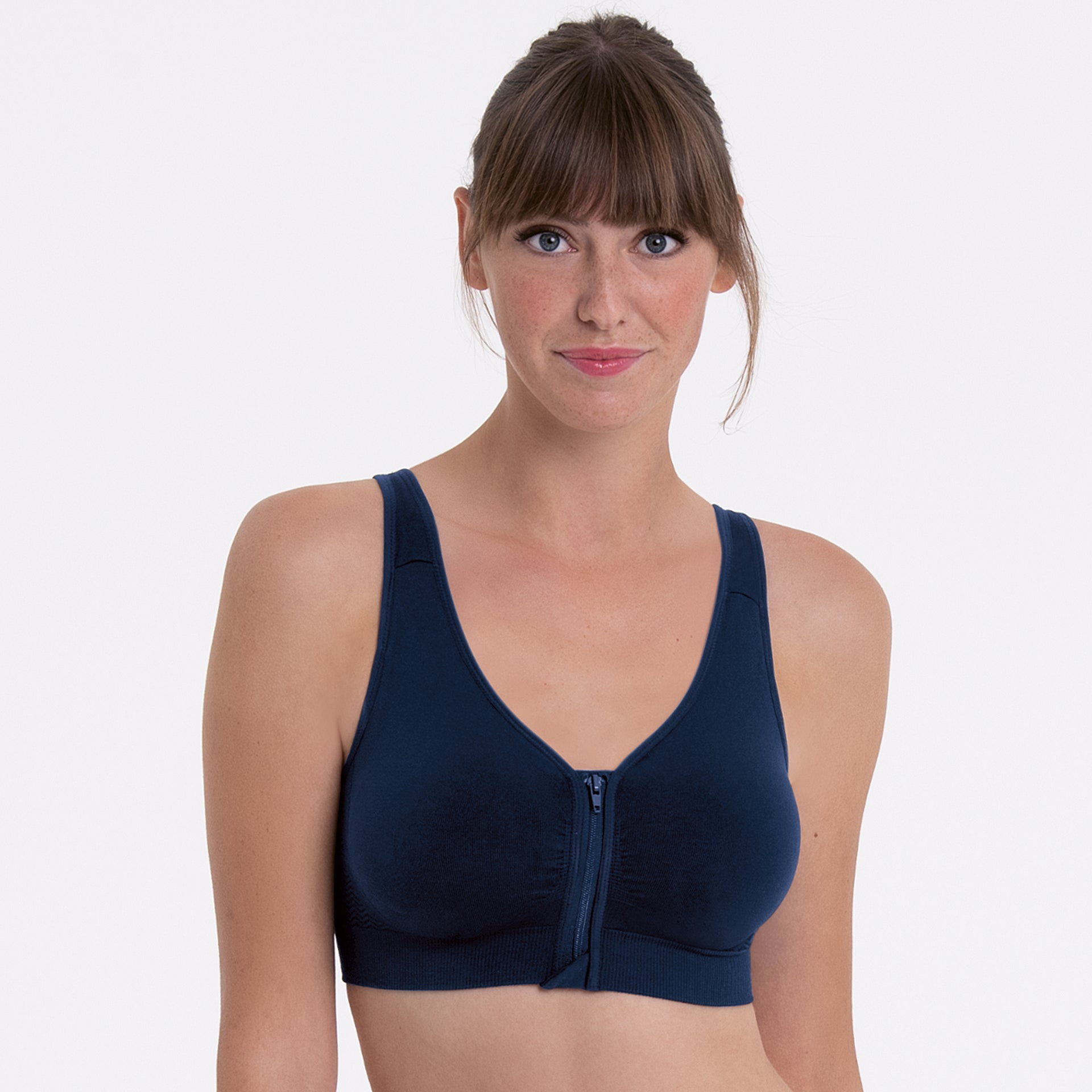Anita Lynn Pocketed Mastectomy Moulded Bra - Maritime Blue