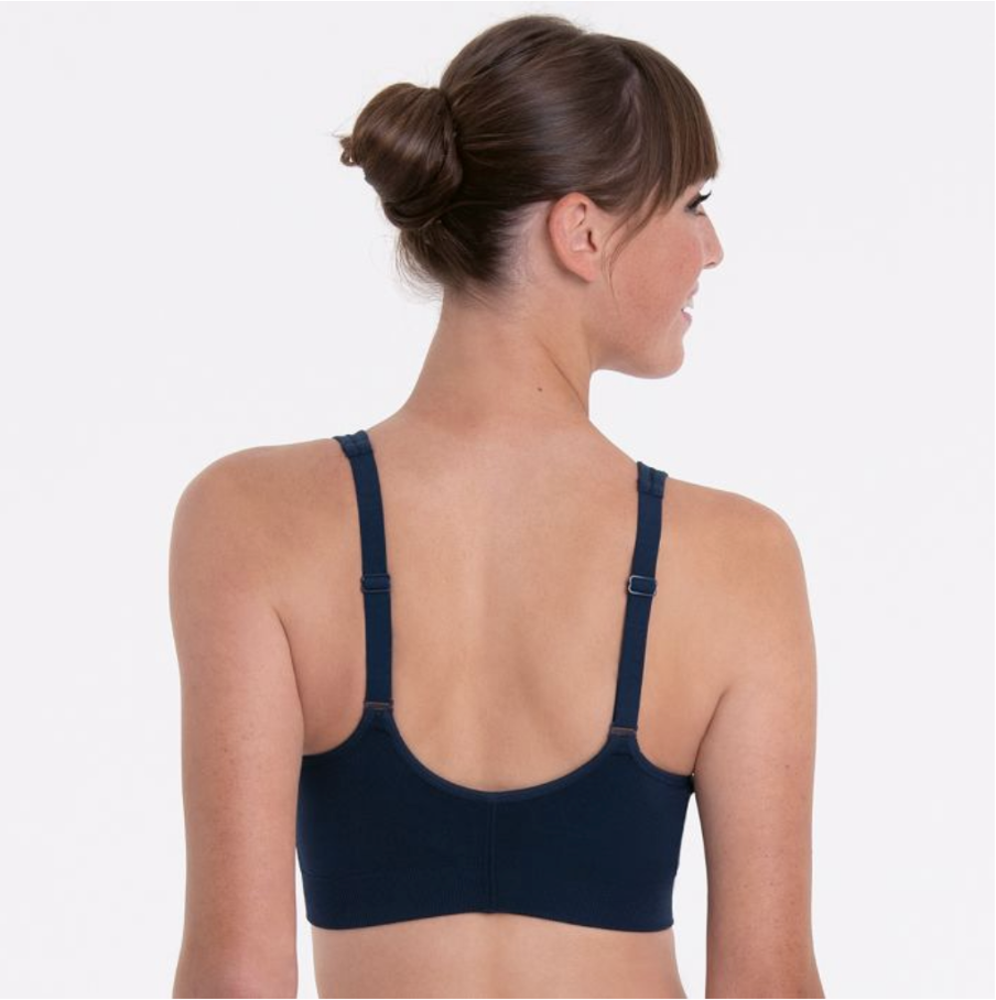 Anita Lynn Pocketed Mastectomy Moulded Bra - Maritime Blue