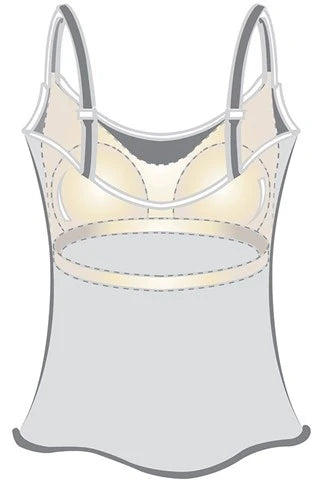 Amoena Valletta Pocketed Mastectomy Top - Dark Blue