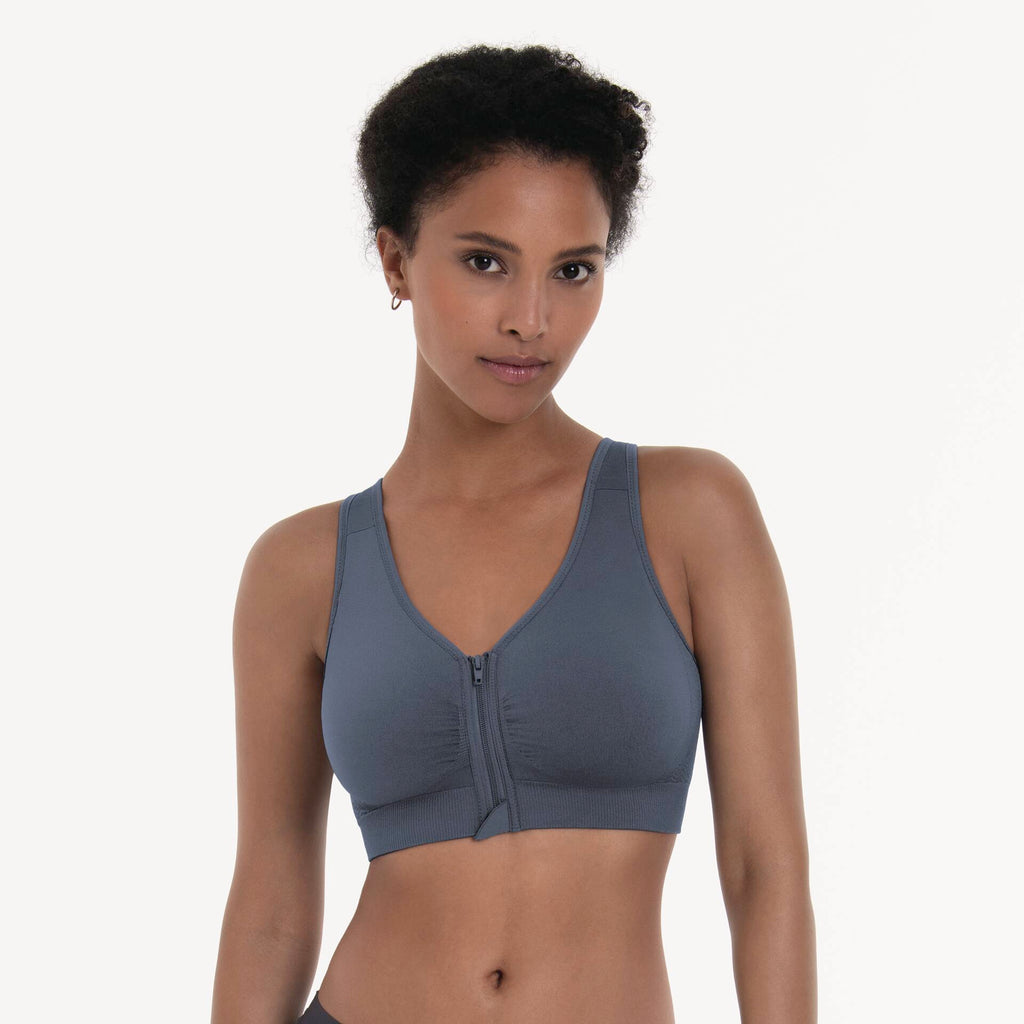 Anita Lynn Pocketed Mastectomy Moulded Bra - Sky Grey